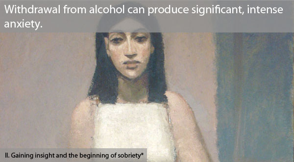 Full alcohol withdrawl is a severe medical condition, needing medical treatment.